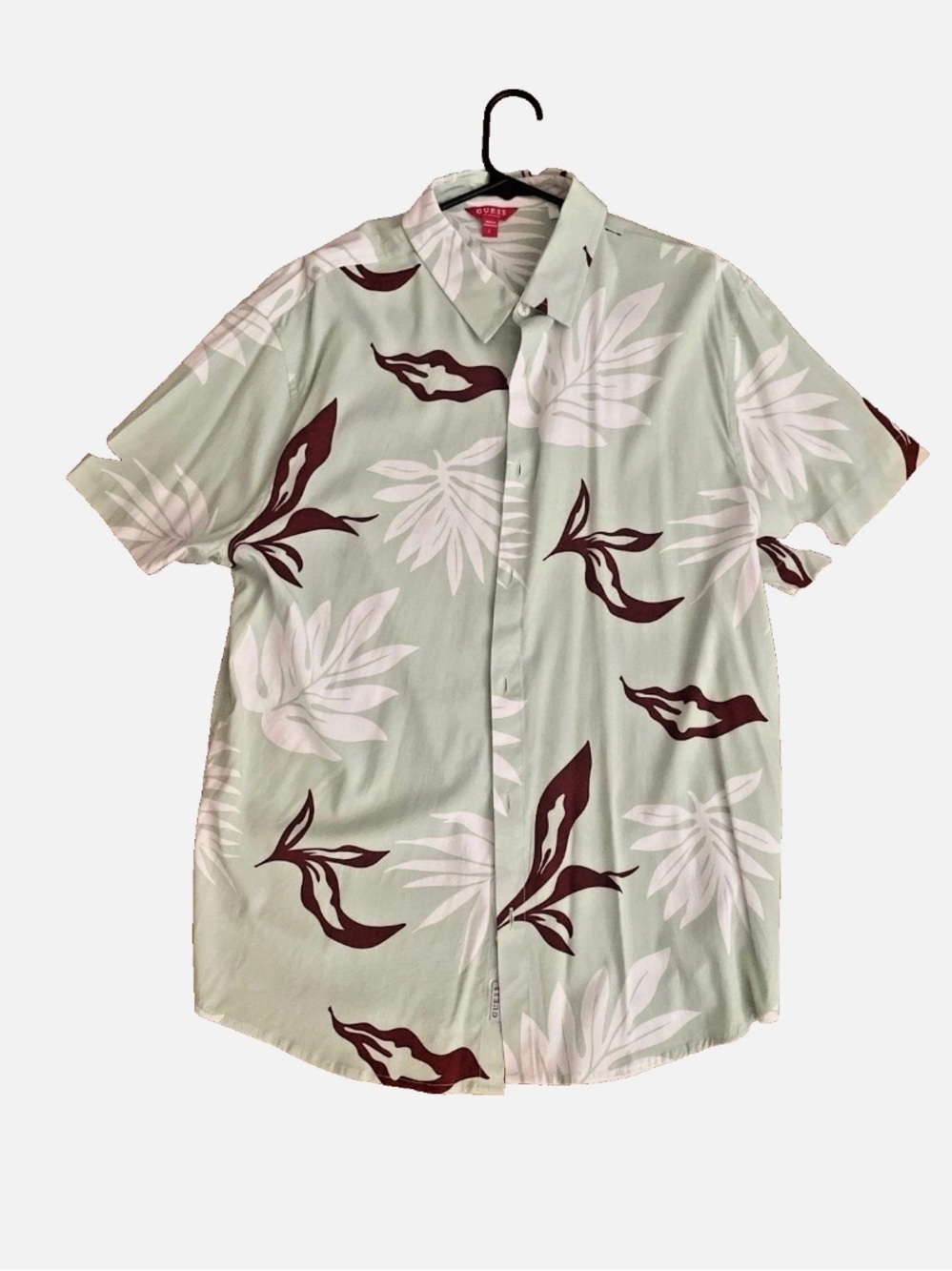 GUESS hawaiian shirts for men